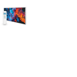 595x995 Dancing Smoke Picture Nexus Wi-Fi Infrared Heating Panel 580W - Electric Wall Panel Heater