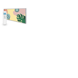 595x1195 Abstract Leaves Image Nexus Wi-Fi Infrared Heating Panel 700W - Electric Wall Panel Heater