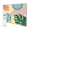 995x1195 Abstract Leaves Picture Nexus Wi-Fi Infrared Heating Panel 1200W - Electric Wall Panel Heater