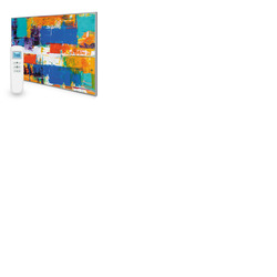 995x1195 Abstract Paint Picture Nexus Wi-Fi Infrared Heating Panel 1200W - Electric Wall Panel Heater
