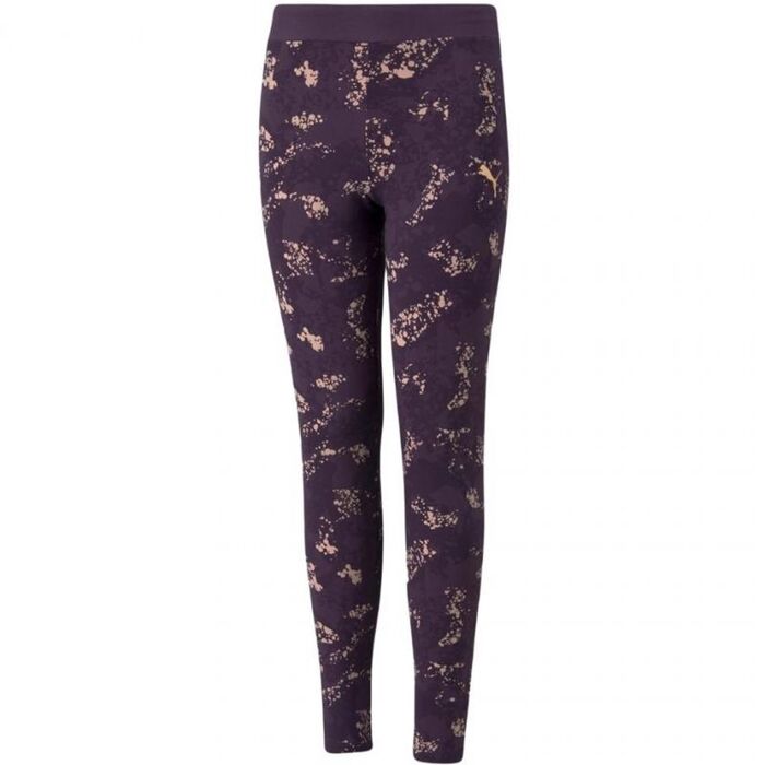 Puma Junior Alpha AOP Leggings - Purple