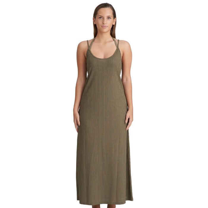 Marie Jo Long Swimwear Dress - Golden Olive - M - 12