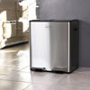 30L Double Compartment Kitchen Bin