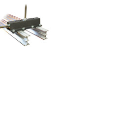 Doughty Studio Rail 80 Suspension Bracket with Wall Fixing - Double Rail