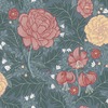 Ekbacka Camille Floral Wallpaper Blue Galerie 14003
