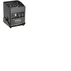 Battery-Powered LED Uplighter with 6x10 Watt RGBWA LEDs IP65 Rated