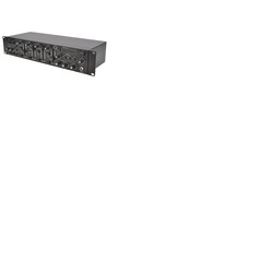 2 Zone Installation Mixer with 4 Dual Stereo Channels + 2 Mic Inputs