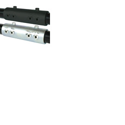 Doughty Black Anodise Solid Tube Joiner