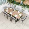 Bracken Outdoors Barcelona 8 Seat Rectangular Aluminium Garden Furniture Set