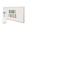 595x995 Good Vibes Quote Nexus Wi-Fi Infrared Heating Panel 580W - Electric Wall Panel Heater