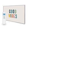 795x1195 Good Vibes Quote Nexus Wi-Fi Infrared Heating Panel 900W - Electric Wall Panel Heater