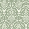 Stag Damask Wallpaper Sage Green Arthouse 923706