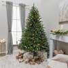 Balmoral Spruce Artificial Pre-Lit PVC Christmas Tree 6. 5FT, 7. 5FT, 6. 5ft (2m)