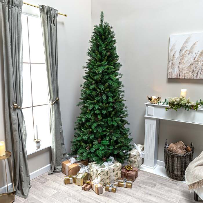 Arundel Pine Artificial PE Christmas Tree 6. 5FT, 7. 5FT, 7. 5ft (2. 3m)