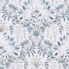 Laura Ashley Parterre Wallpaper Off White / Seaspray 113405