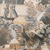 Animal Palace Wallpaper Blue / Orange Holden 13761