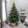 Highclere Artificial Wide PE/PVC Green Spruce Christmas Tree 5FT, 6FT, 7FT, 9FT, 5ft (1. 5m)