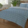 Polycotton Geo Diamond Teal