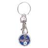 12 Pack Trolley Token Key Ring - Compatible with £1 Coin, Durable Keychain Fob