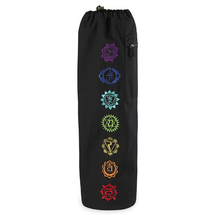 Gaiam Chakra Cover For Yoga Mat - Black