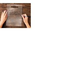 Nobo Handheld Acrylic Memo Board