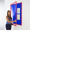 Coloured Frame Tamperproof Noticeboard