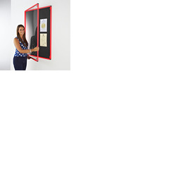 Coloured Frame Tamperproof Noticeboard
