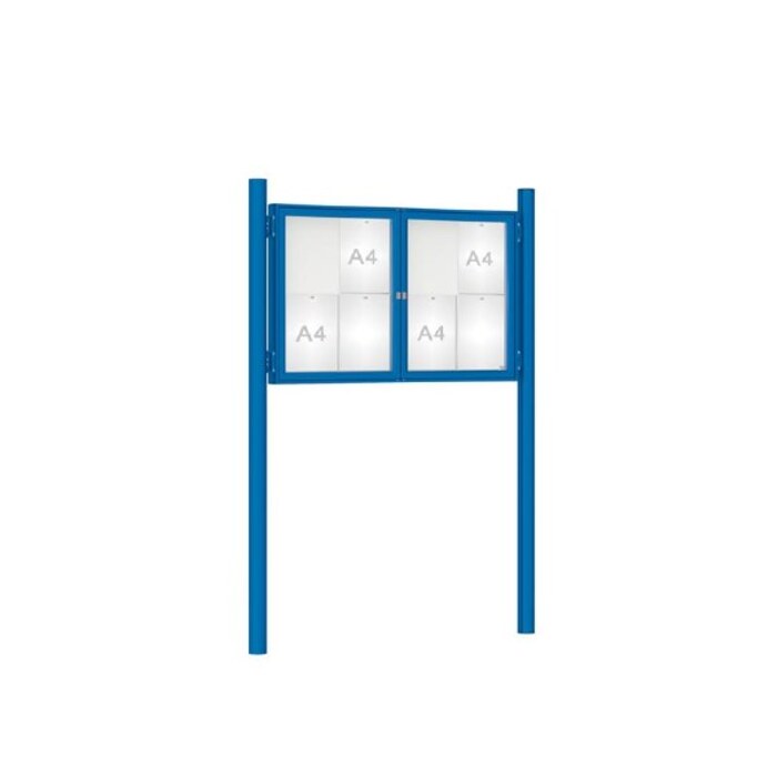 Premium Post Mounted Outdoor Noticeboard