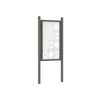 Premium Post Mounted Outdoor Noticeboard
