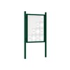 Premium Post Mounted Outdoor Noticeboard