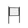 Premium Post Mounted Outdoor Noticeboard