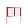 Premium Post Mounted Outdoor Noticeboard