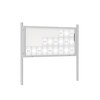 Premium Post Mounted Outdoor Noticeboard