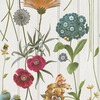 Botanist Wood Panel Wallpaper White / Multi Belgravia 4770