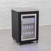 Draco Grills Titan Outdoor Kitchen Black Single Fridge Cabinet with Stainless Steel Top, Mid February 2026