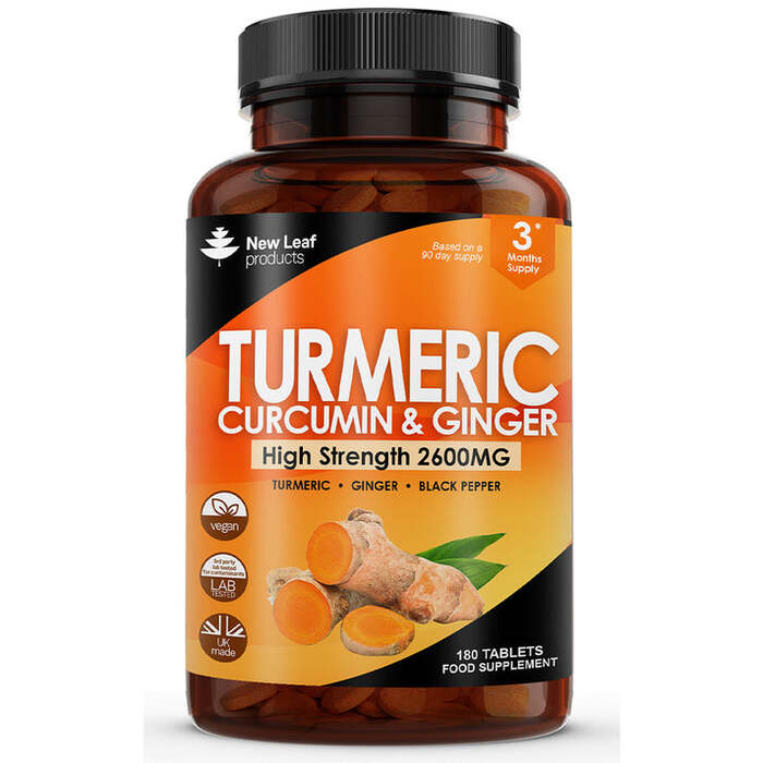 Turmeric, Curcumin, Ginger, Black Pepper Tablets
