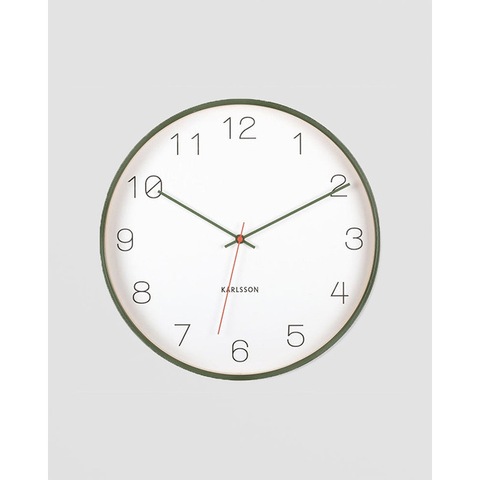 Wall Clock Joy - Green