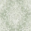 Laura Ashley Maddox Damask Wallpaper Sage Green 130105