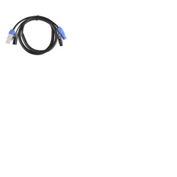 3 Pin XLR and Powercon Combi Cables DMX Lighting 15 Amp