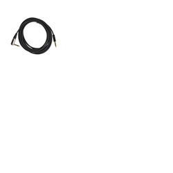 Guitar Lead 6. 3mm Angled Jack to 6. 3mm Jack Instrument