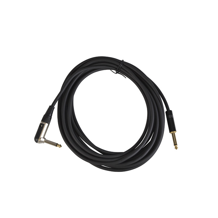Guitar Lead 6.3mm Angled Jack to 6.3mm Jack Instrument
