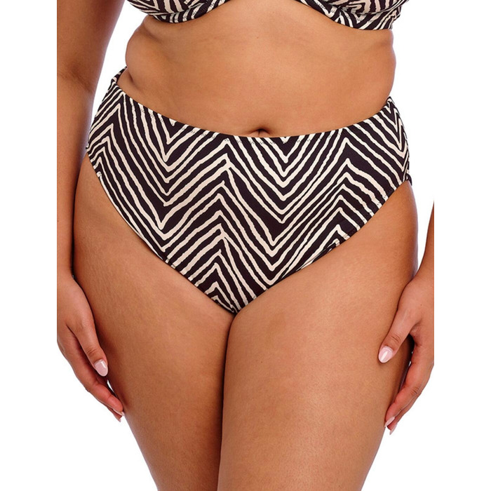 Elomi Fiji Falls Mid Rise Bikini Brief - Black - M - 12