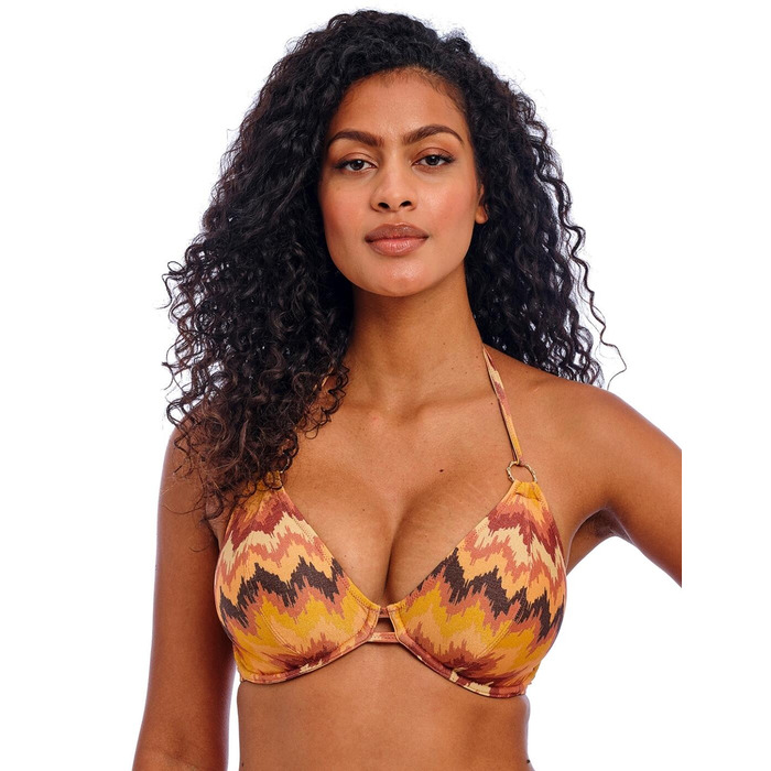 Freya Arizona Wave Halter Bikini Top - Horizon - 30D