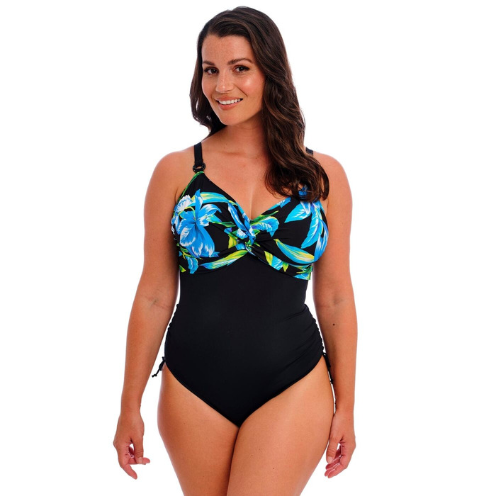 Fantasie Talm Beach Underwired Twist Front Swimsuit - Black - 32DD