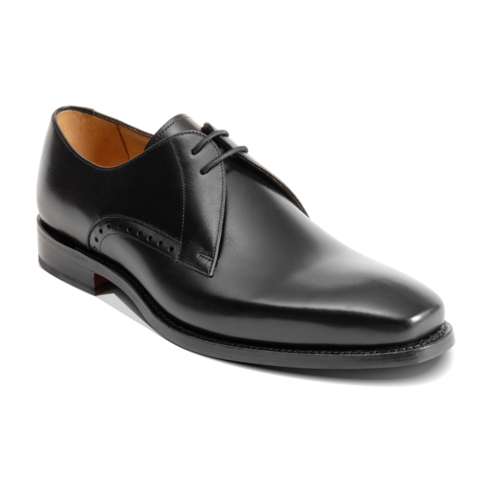 Oscar - Black Calf, 15 / F / 7mm Leather / Rubber Sole