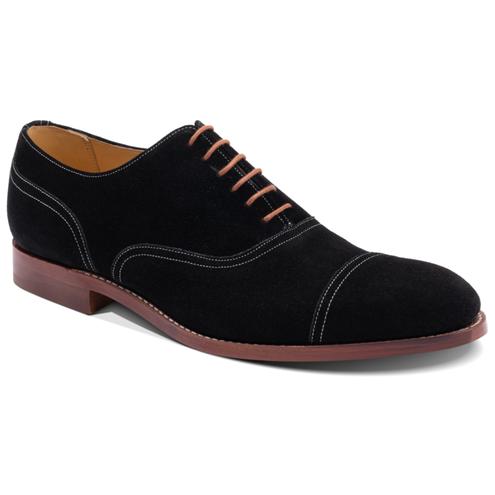 Niven - Black Suede, 12. 5 / G / 7mm Leather Sole