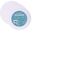 Exerz 30cm Round Canvas Panels 6pcs- 3mm 280gsm 100% Cotton Diameter 30cm Canvas Board