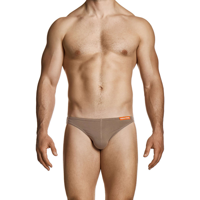 Modus Vivendi Upcycled Cotton Low Cut Brief - Brown