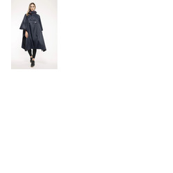 Mac In a Sac Packable Waterproof Poncho Navy