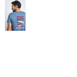 Weird Fish I Clam Organic Cotton Artist T-Shirt Mirage Blue S
